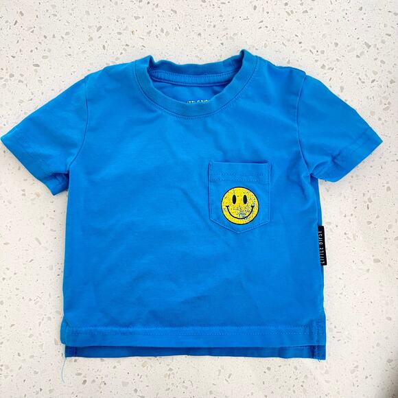 Little Bipsy Other - Little Bipsy Baby Smiley Face Pocket Tee Size 0-3 Months